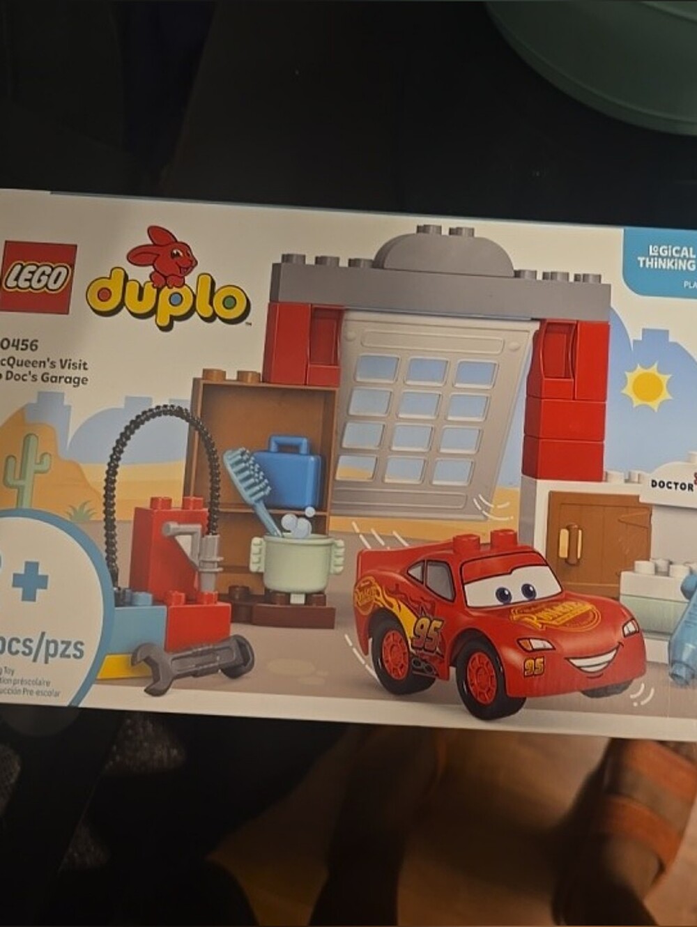 Lego Duplo Disney And Pixar Cars Mcqueen’s Visit To Doc’s Garage - Lightning